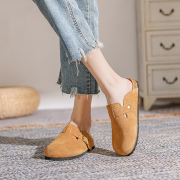 Danica - Slipper casual in pelle scamosciata per donne