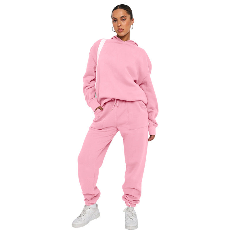 Minerva - Set tuta casual con cappuccio per donne