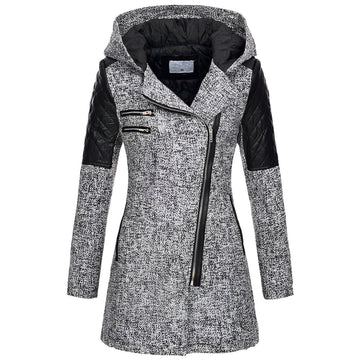 Chasity - Elegante caldo cappotto con cappuccio per donne
