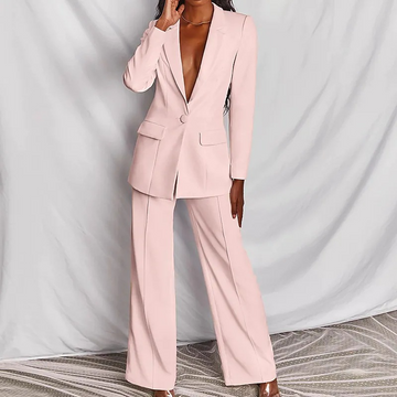 Madelaine - Elegante set a 2 pezzi con colletto a revers per donne