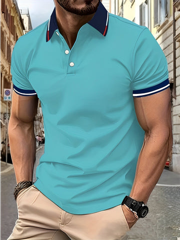 Matthew - Polo semplice con bottoni per uomo