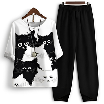 Racheal - Set floreale casual per donne