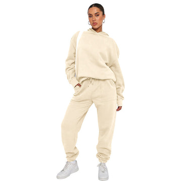 Minerva - Set tuta casual con cappuccio per donne