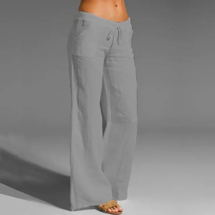 Runa - Comodi Pantaloni Estivi di Lino Donna