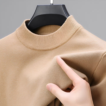 Davis - Maglione cashmere casual con orlo per uomini