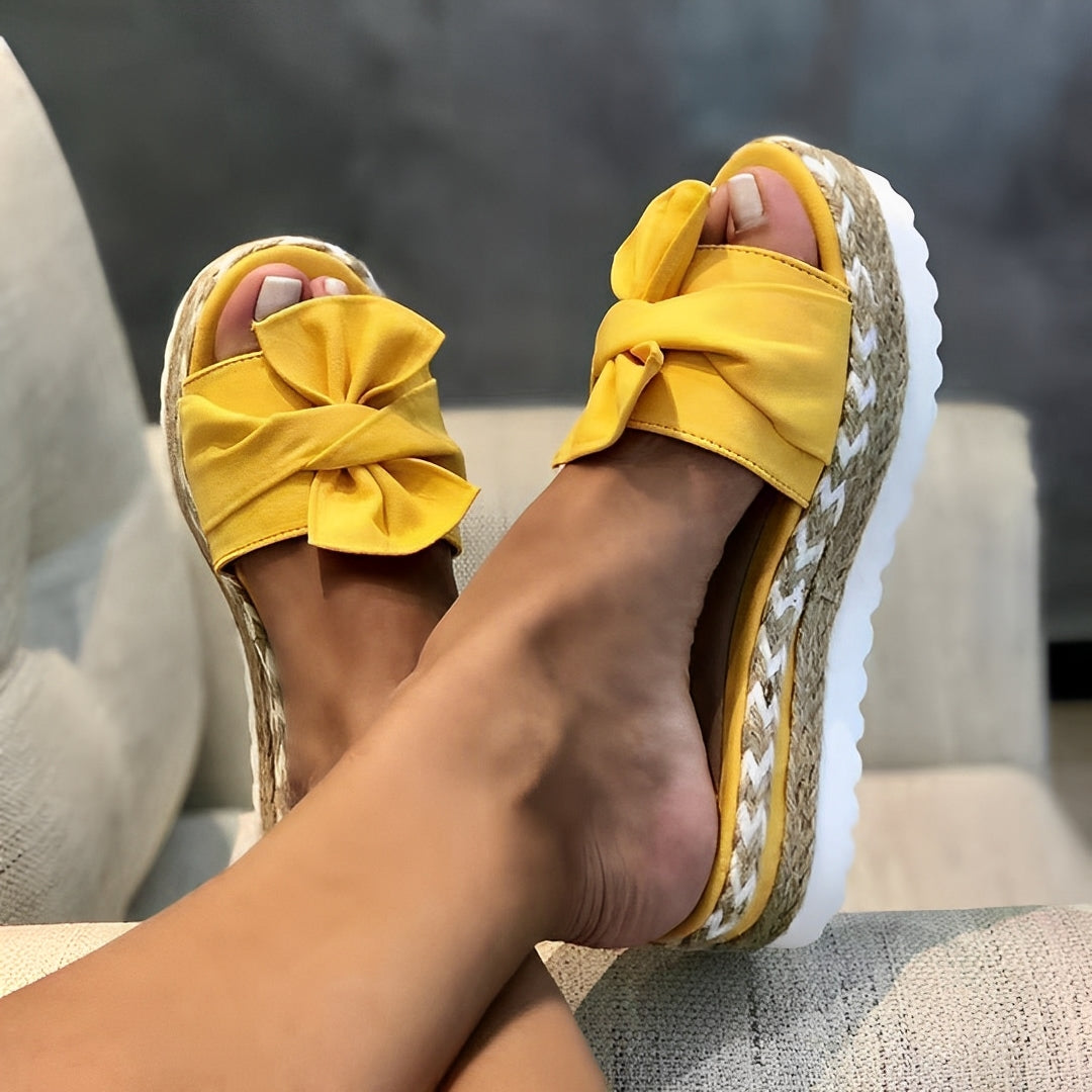 Arleen - Sandali casual con fiocco per donne