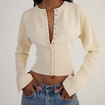Reverie - Elegante top corto in maglia per donne