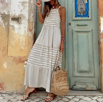 Yasmine - Abito casual a righe per donne