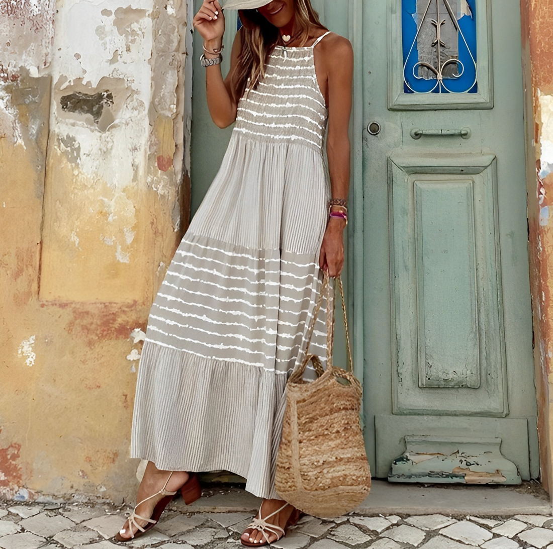 Yasmine - Abito casual a righe per donne