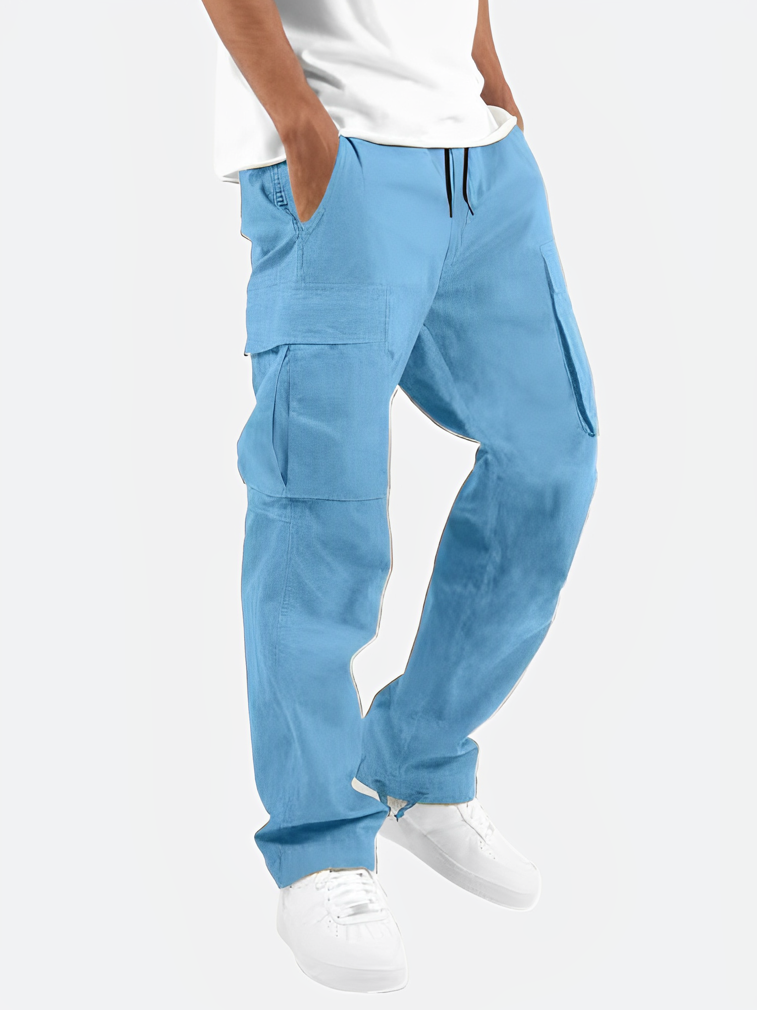 Melville - Pantaloni cargo estivi casual per uomini