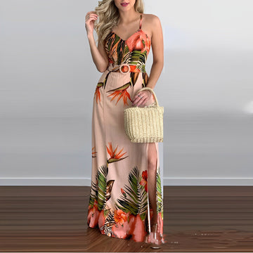 Romayne - Abito floreale con spalline sottili da donna