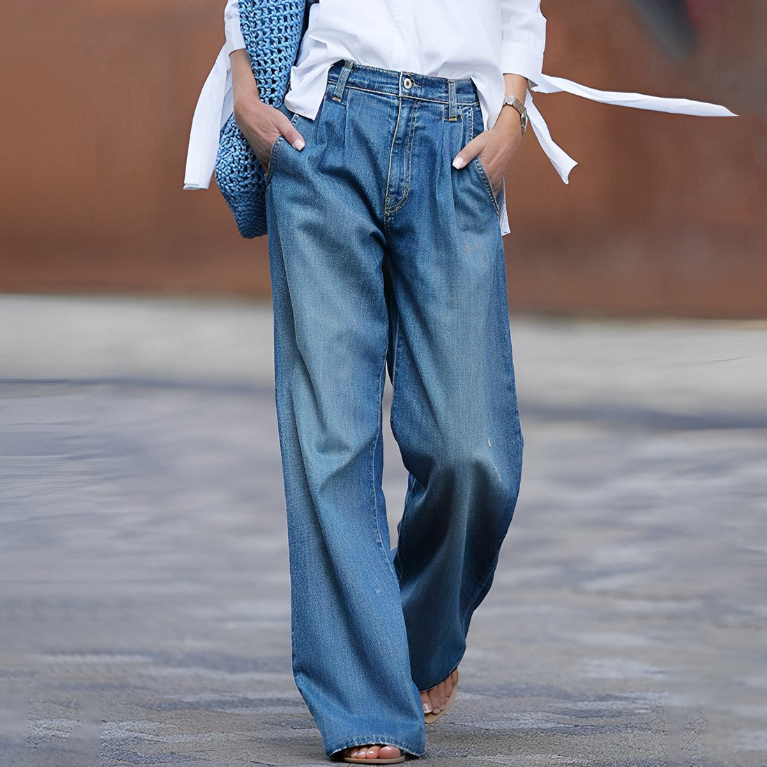 Candida - Jeans ampia e comoda per donne