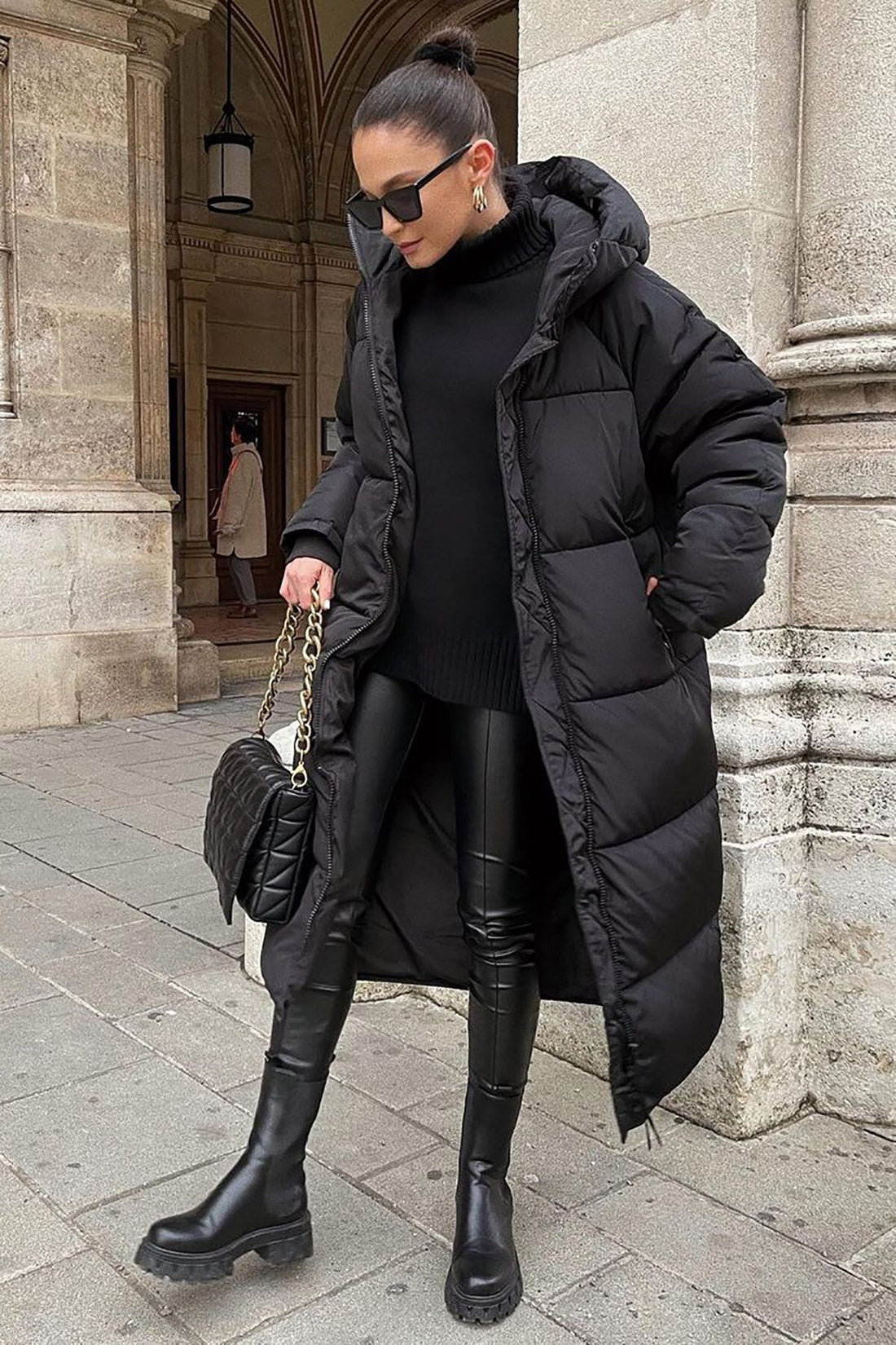 Khloe - Caldo, lungo, piumino invernale per donne