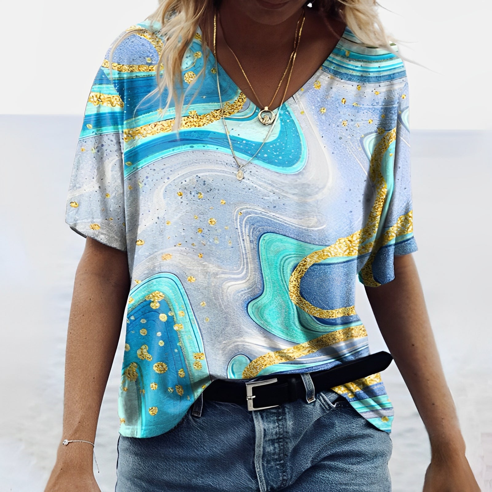 Hadyn - Creativo T-Shirt stampato per donne