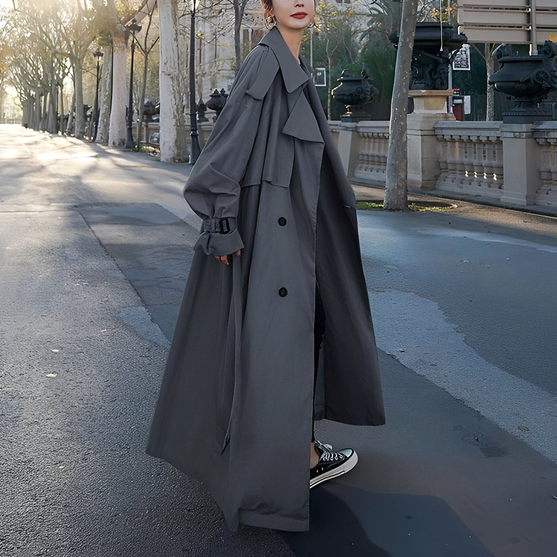 Dorothy - Elegante Trench Oversize per Donne