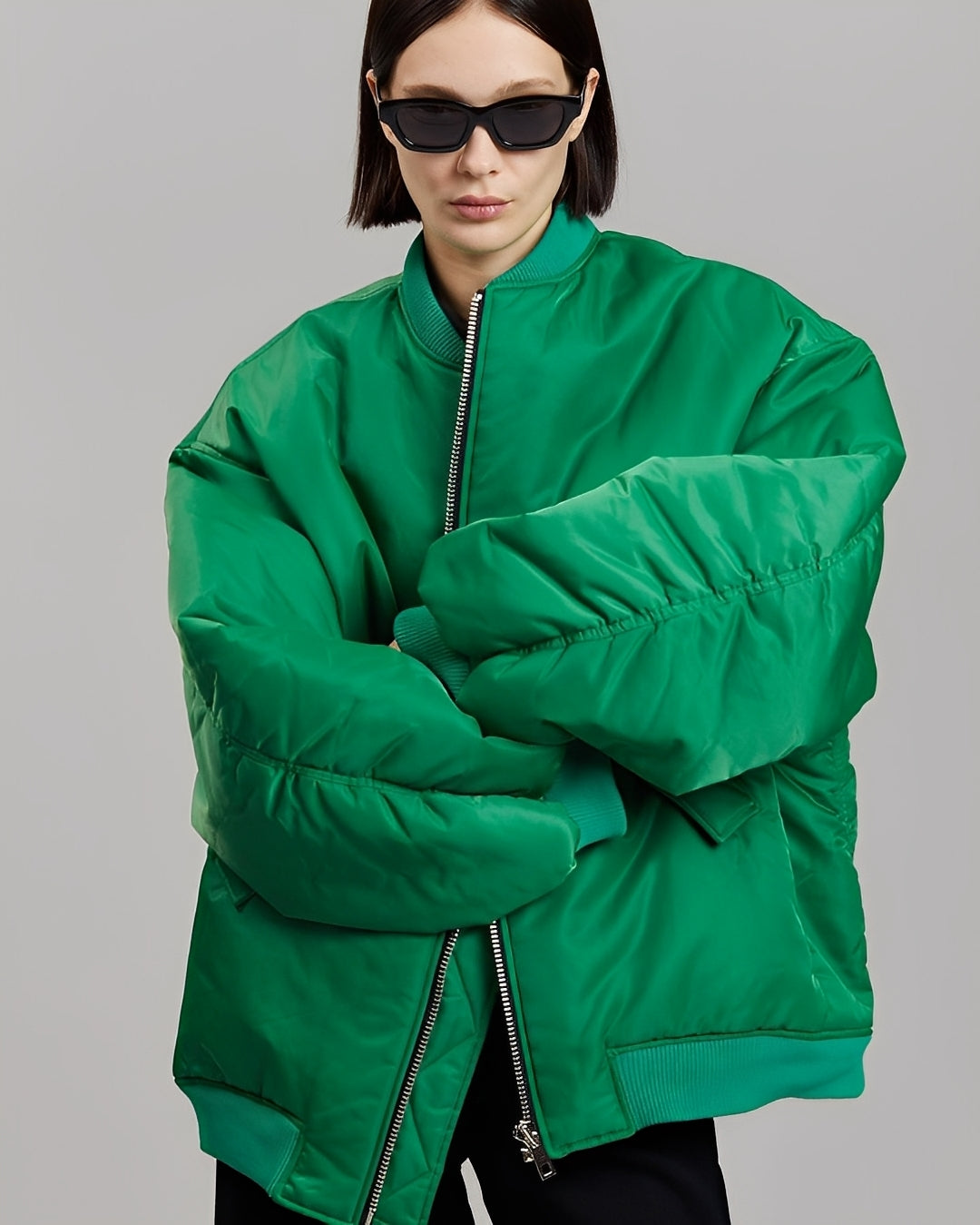 Coleen - Giacca bomber oversize casual per donne
