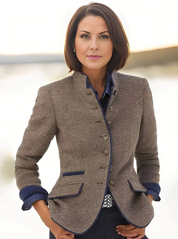 Marcelyn - Elegante cappotto con più bottoni per donne