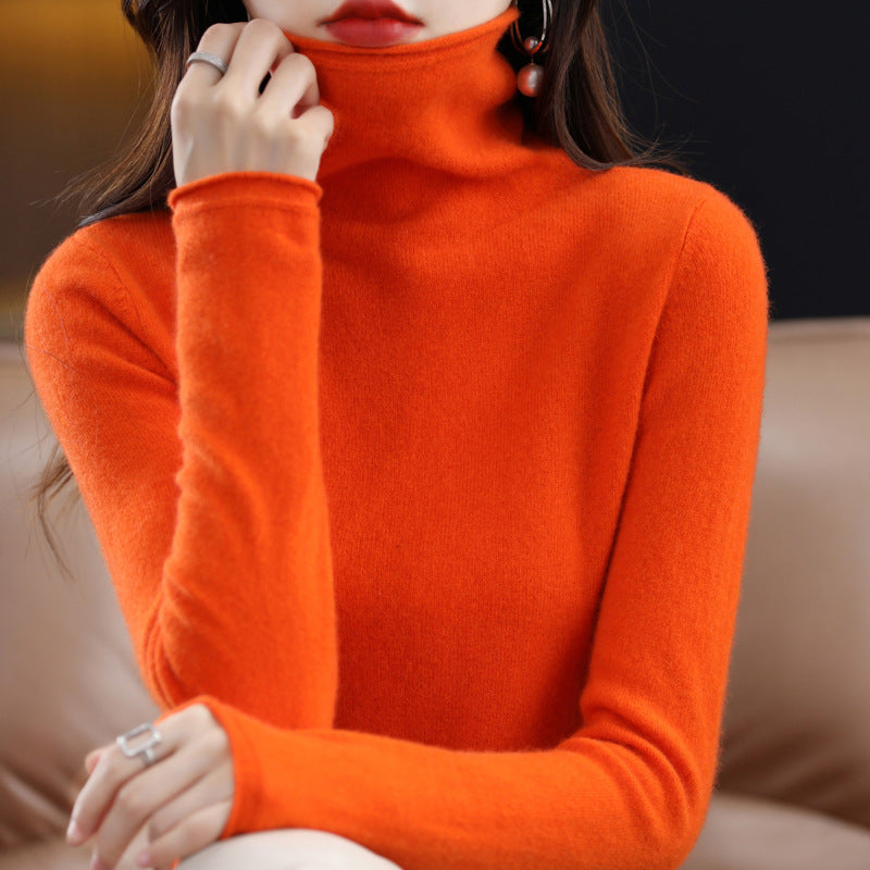 Ethelinda - Elegante maglione a collo alto per donne