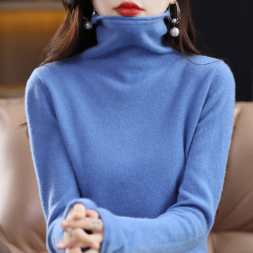 Ethelinda - Elegante maglione a collo alto per donne