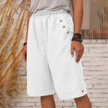 Keyna- Casual Shorts Estivi con Tasche