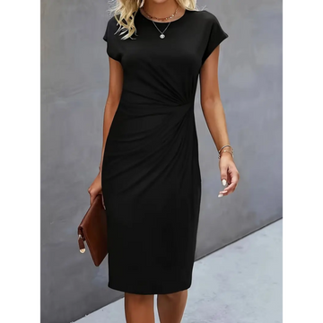 Miranda - Elegante Abito Midi Donna Manica Corta