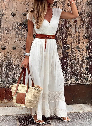Bethany - Abito lungo in pizzo dallo stile raffinato