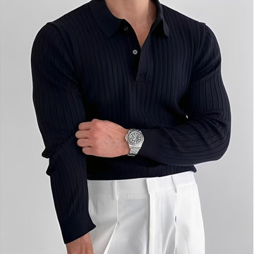 Raphael - Camicia a maniche lunghe con colletto a revers per uomo