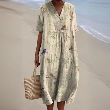 Leah - Abito floreale leggero da donna