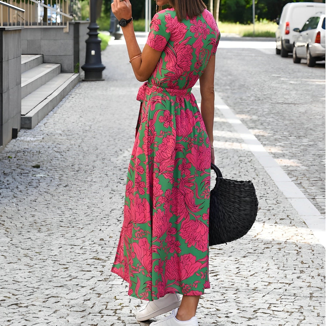 Korrine - Abito casual e comodo con stampa per donne