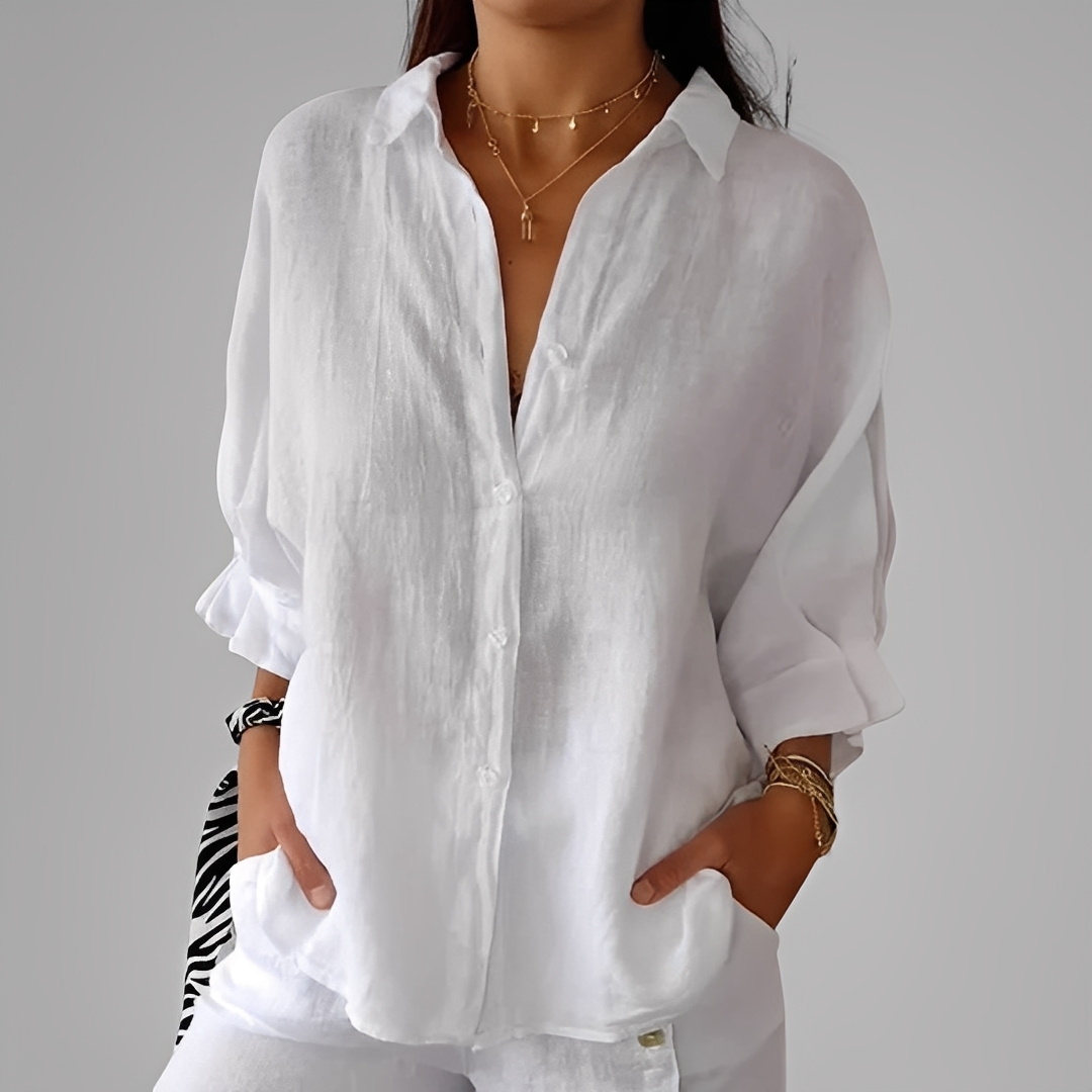 Antoinete - Camicetta elegante a maniche lunghe per donne