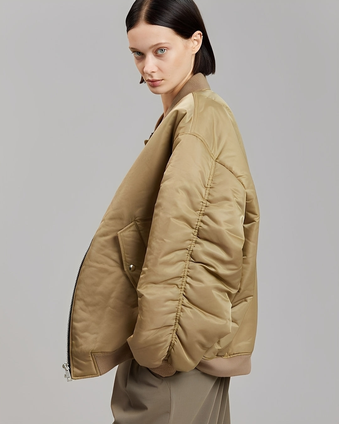 Coleen - Giacca bomber oversize casual per donne