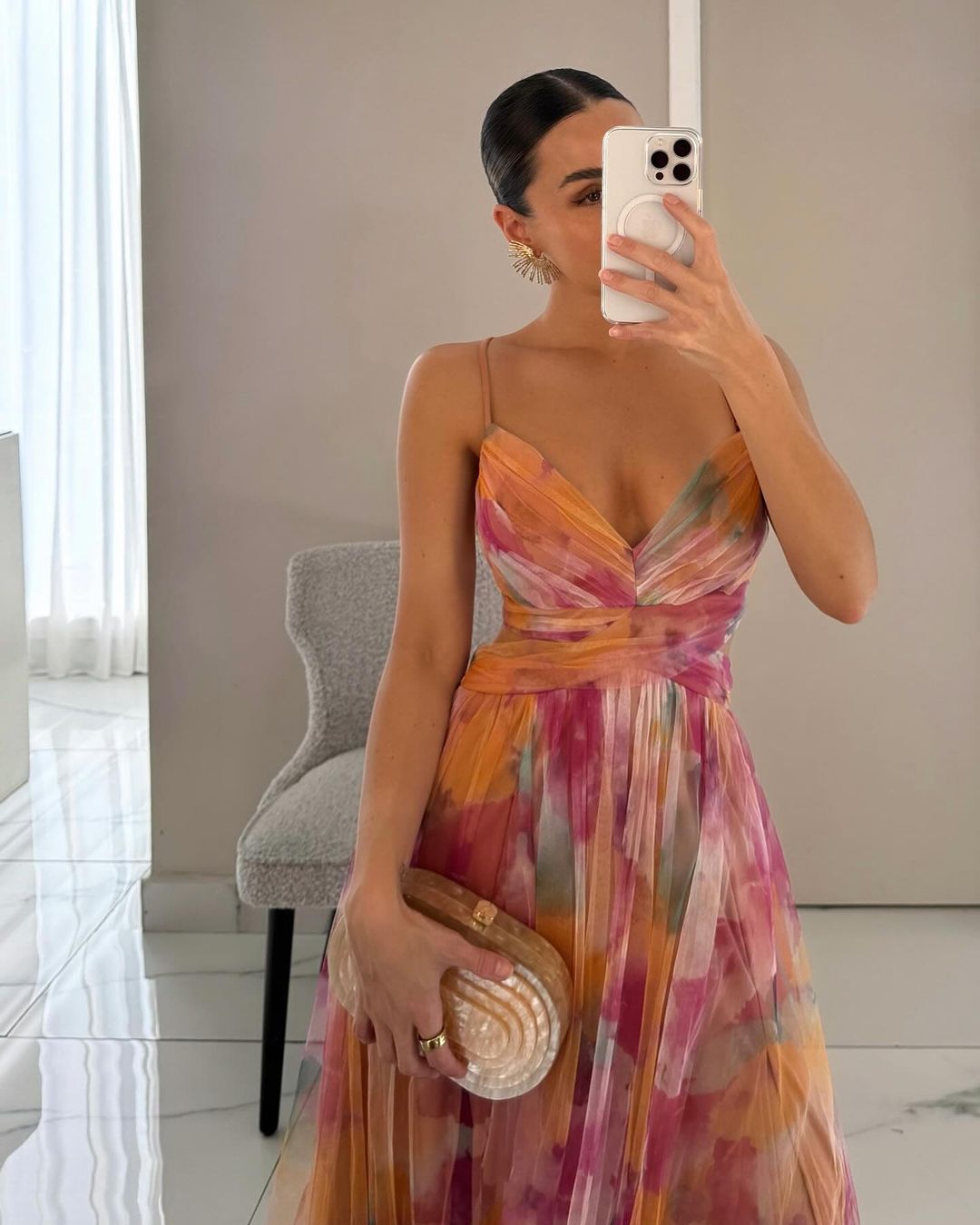 Madeline | Floral Maxi Dress for Effortless Elegance - Image 1