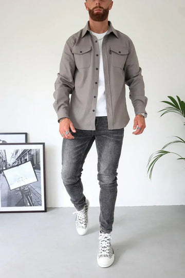 Aang - Camicia Casual Moderna per Uomini