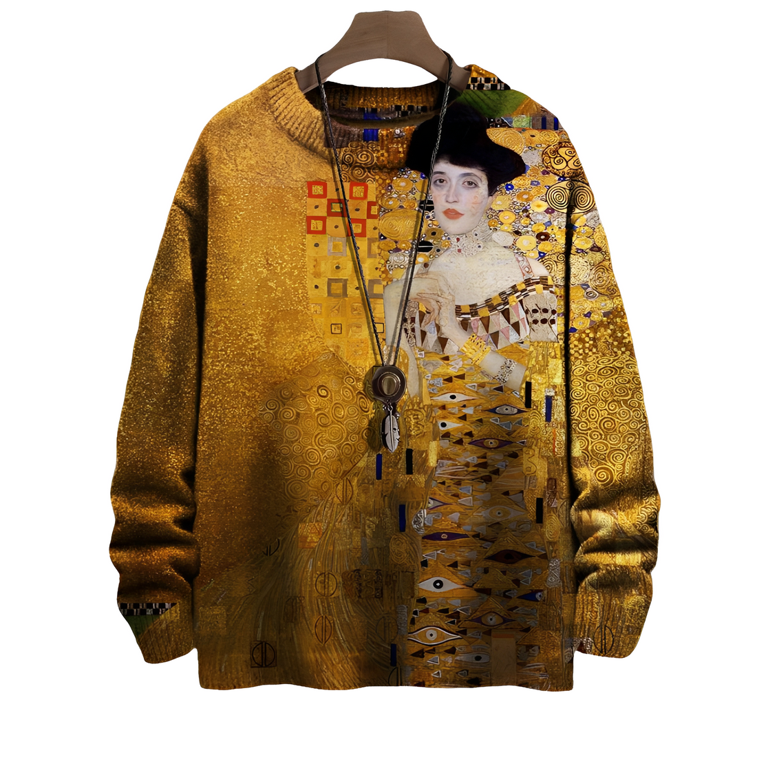 Eugene - Elegante maglione a righe di lana per uomo