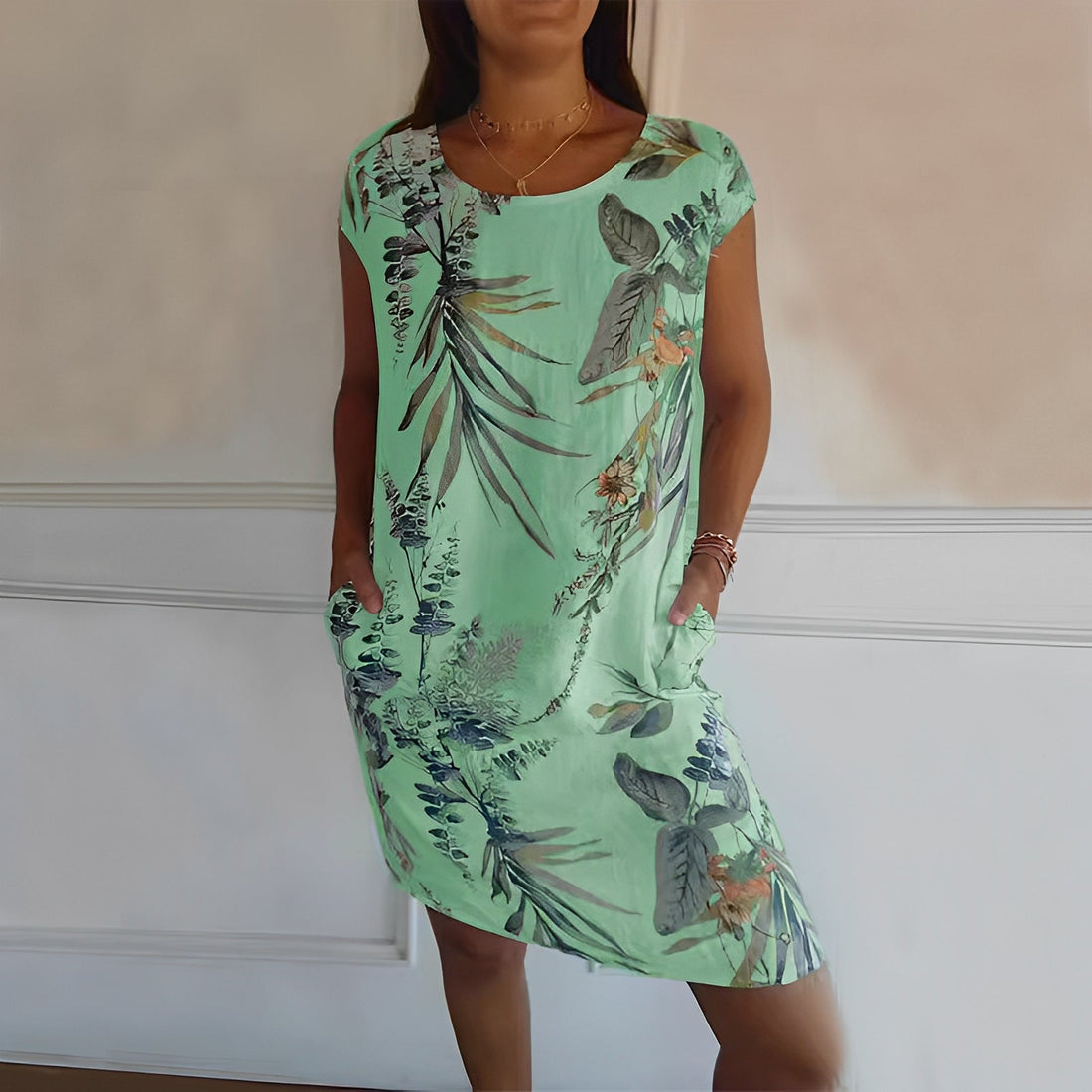 Jocelyn - Abito casual ampio con stampa per donne