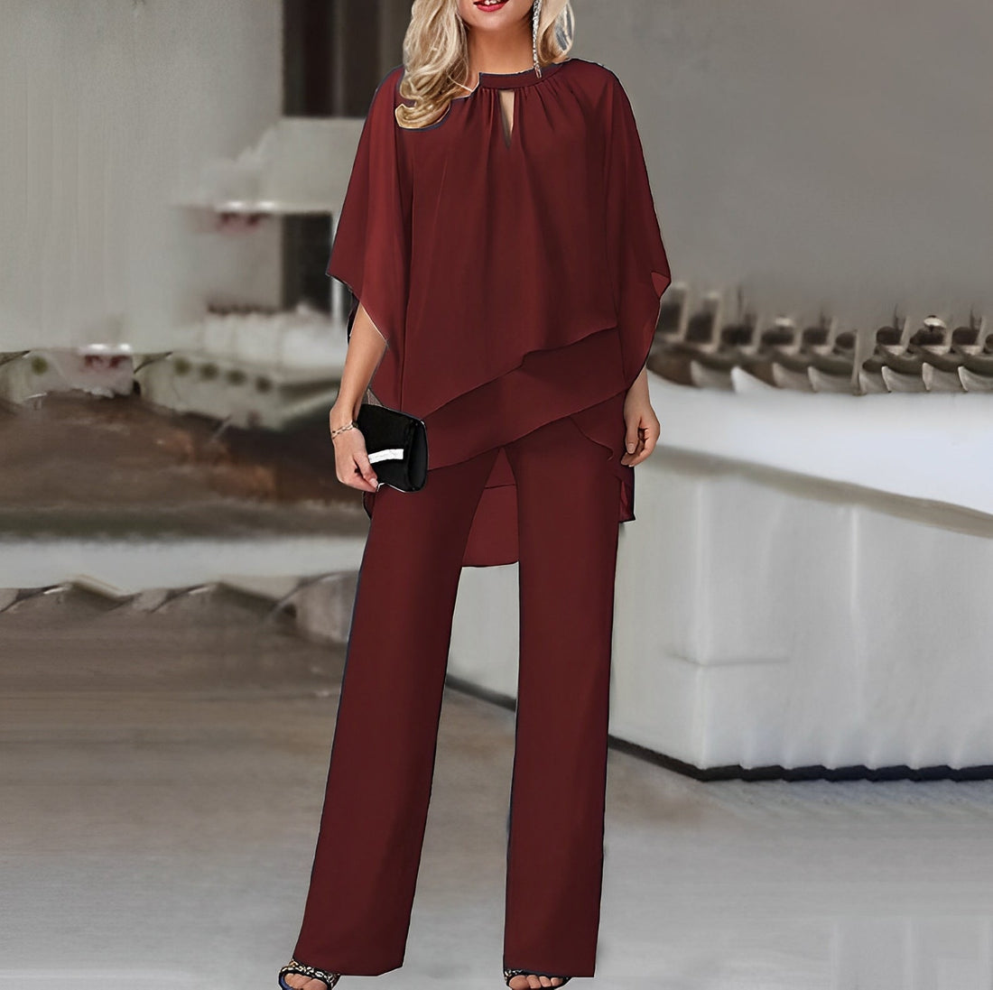 Sherlyn - Elegante, spalle scoperte, set morbido per donne