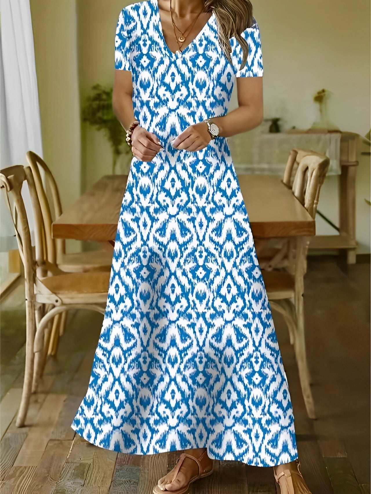 Noelene - Elegante lungo abito maxi per donne