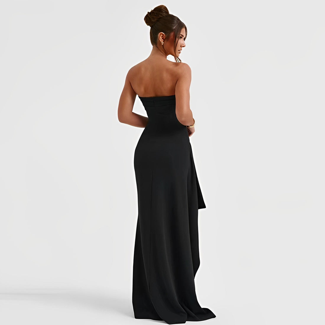 Aubree - Elegante abito senza schienale con spacco per donne