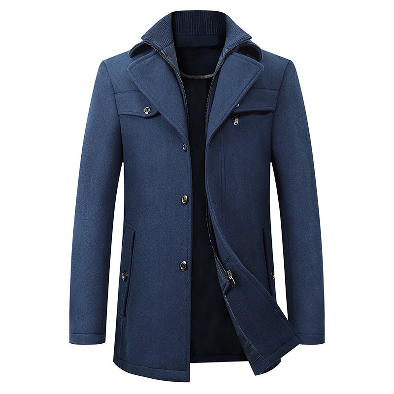 Kellan - Elegante cappotto invernale di lana per uomini