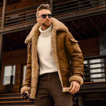 Jarod - Giacca invernale elegante con pile per uomini
