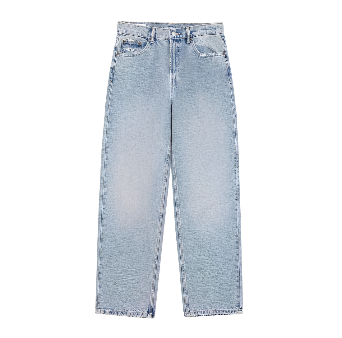 Lillian - Jeans casual a vita alta con strappi per donne