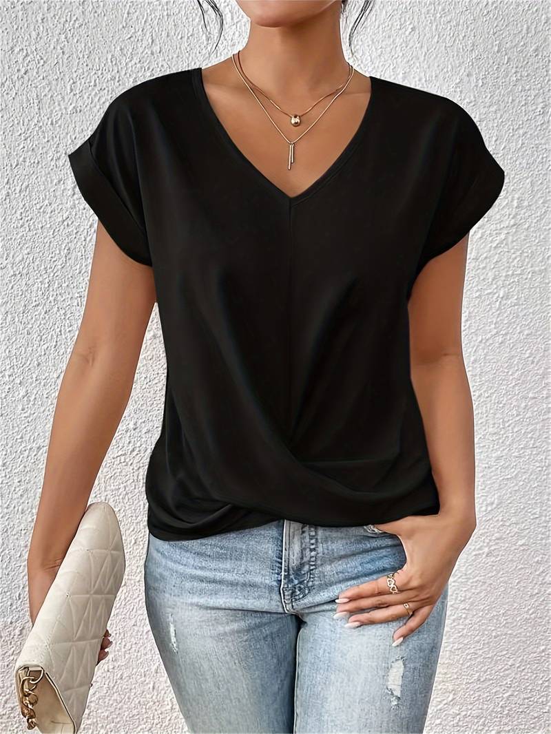 Zinnia – T-Shirt Casual a Manica Corta