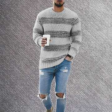 Deven - Comodo Maglione a Maglia per Uomini