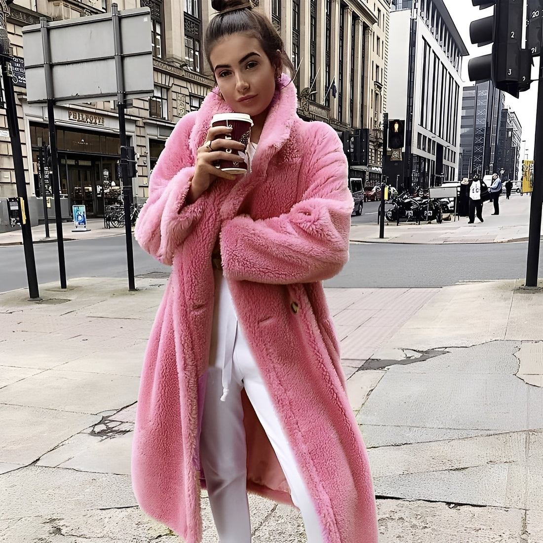 Emalee - Elegante lungo cappotto per donne