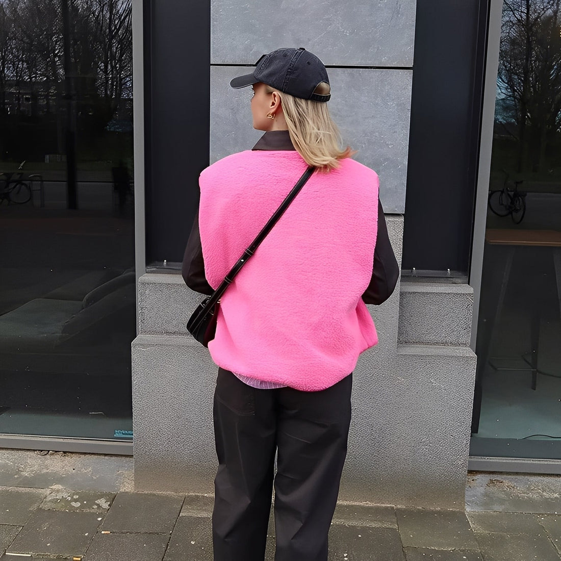 Vanessa - Gilet in pile casual per donne