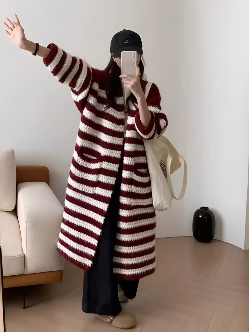 Rosaleen - Elegante, casual cappotto lungo per donne