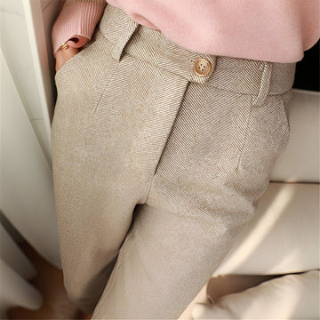 Daren - Formale stretta pantaloni di lana per uomini