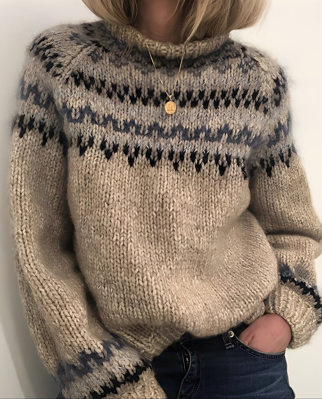 Macey - Maglione grosso per donne