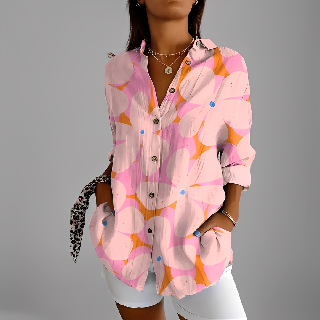 Annick - Camicia elegante a maniche lunghe per donne