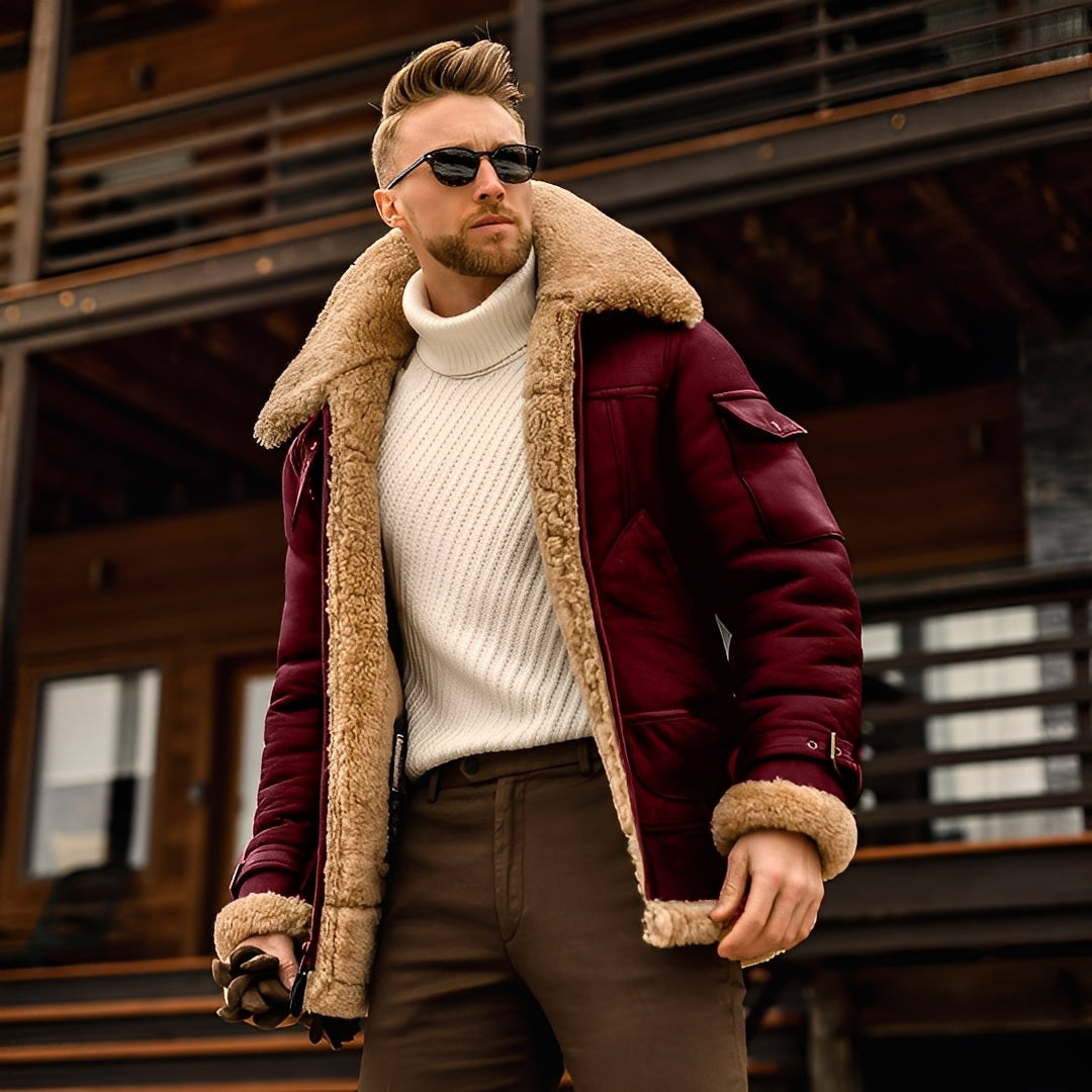 Jarod - Giacca invernale elegante con pile per uomini